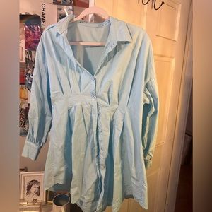 Button down corset dress